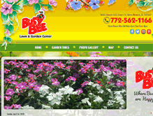 Tablet Screenshot of busybeegardencenter.com